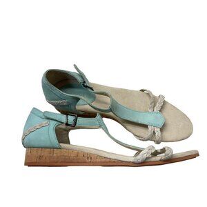 Wolverine No. 1883 Womens "Tilly" Wedge Sandals Braided Size 10 EUC